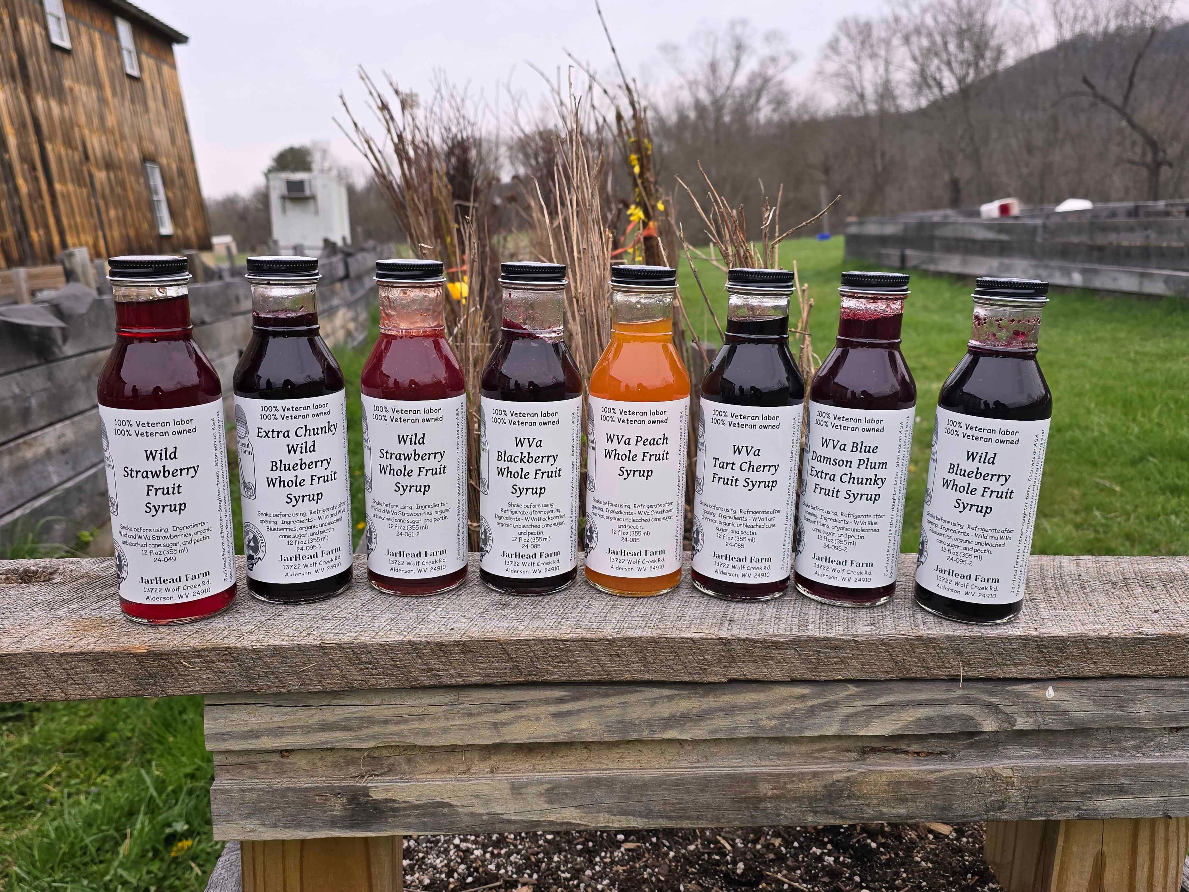 Premium fruit syrups