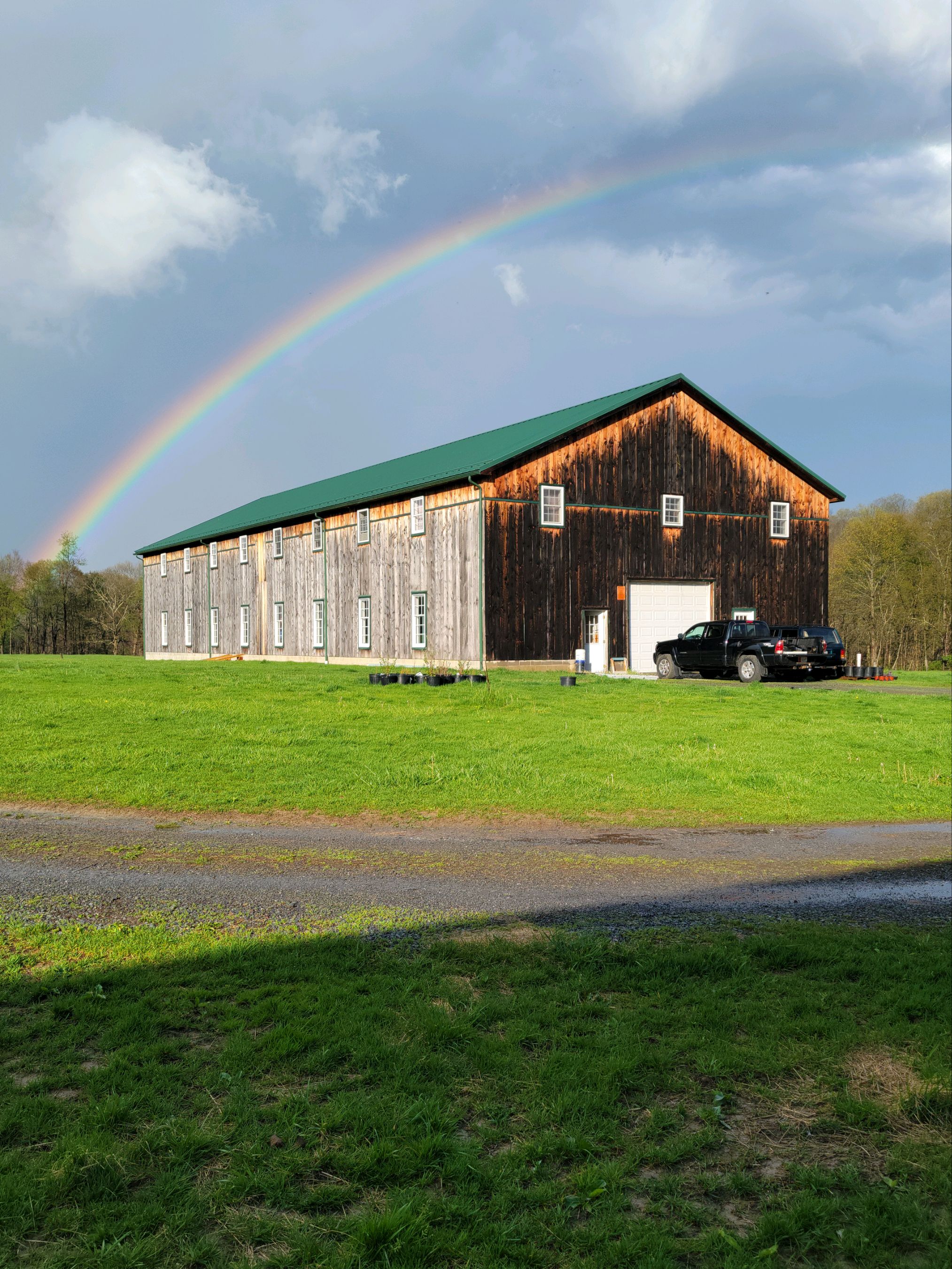 JarHead Farms with rainbow